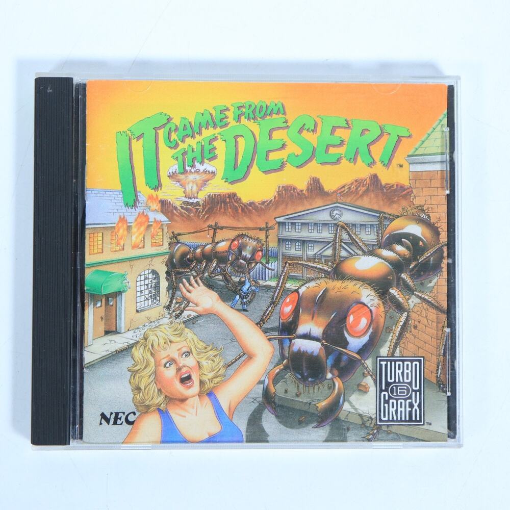 It Came From the Desert (TurboGrafx-CD, 1991) CIB / Complete
